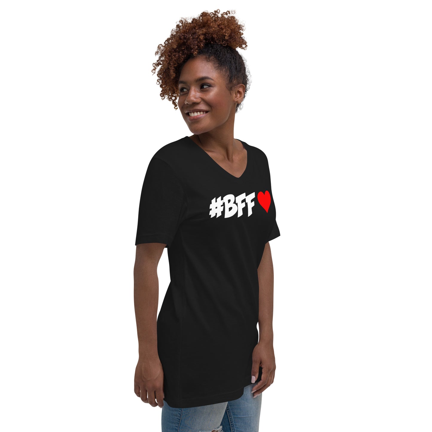 #BFF❤️ Unisex V Neck Tee