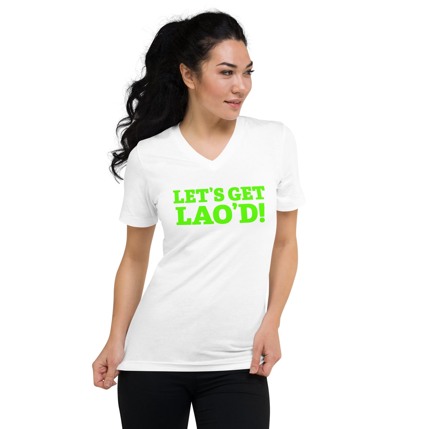 LET'S GET LAO'D! Unisex V-Neck Tee