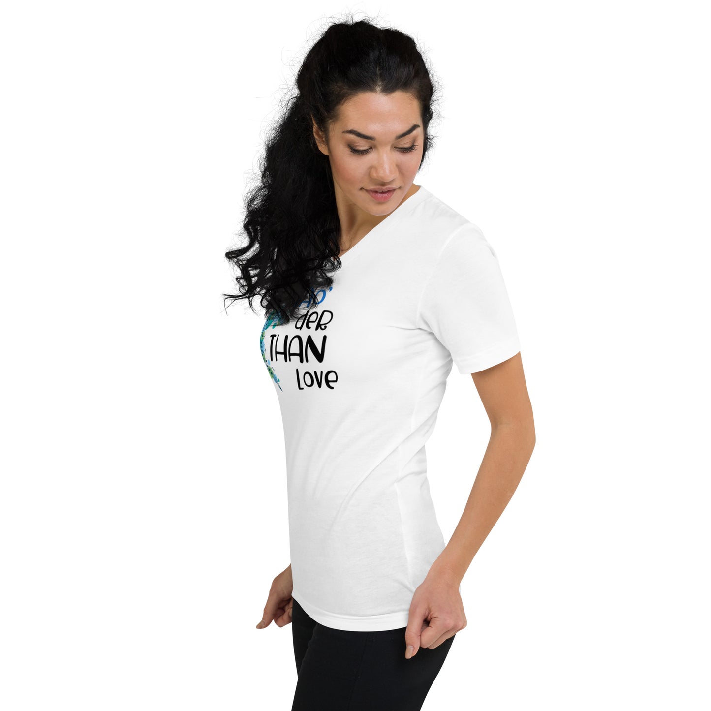 Lao'der Than Love Unisex V-Neck Tee