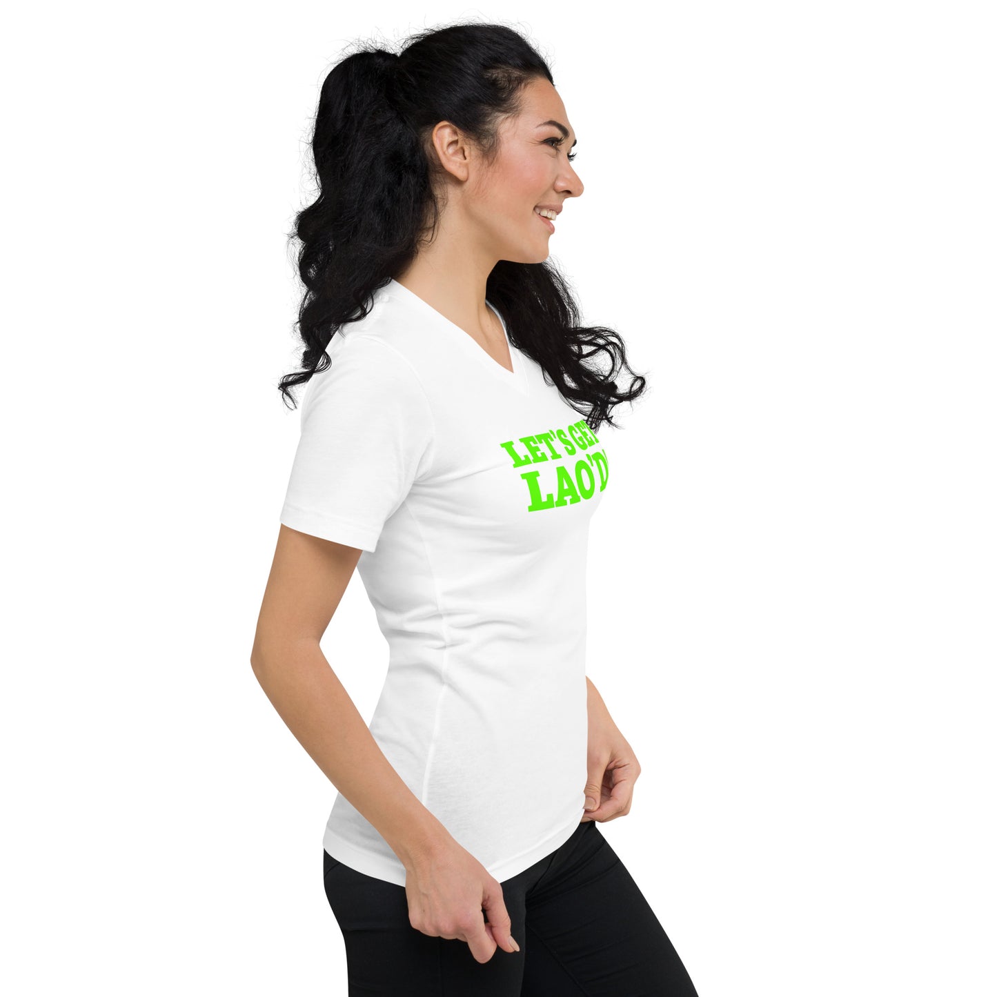 LET'S GET LAO'D! Unisex V-Neck Tee